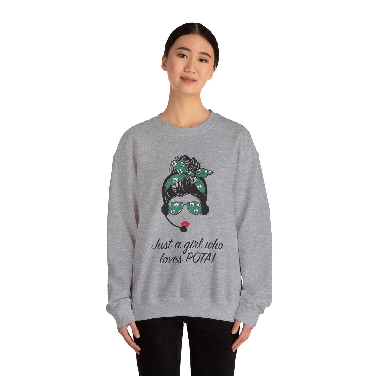Sweatshirt, Just a Girl Who Loves POTA