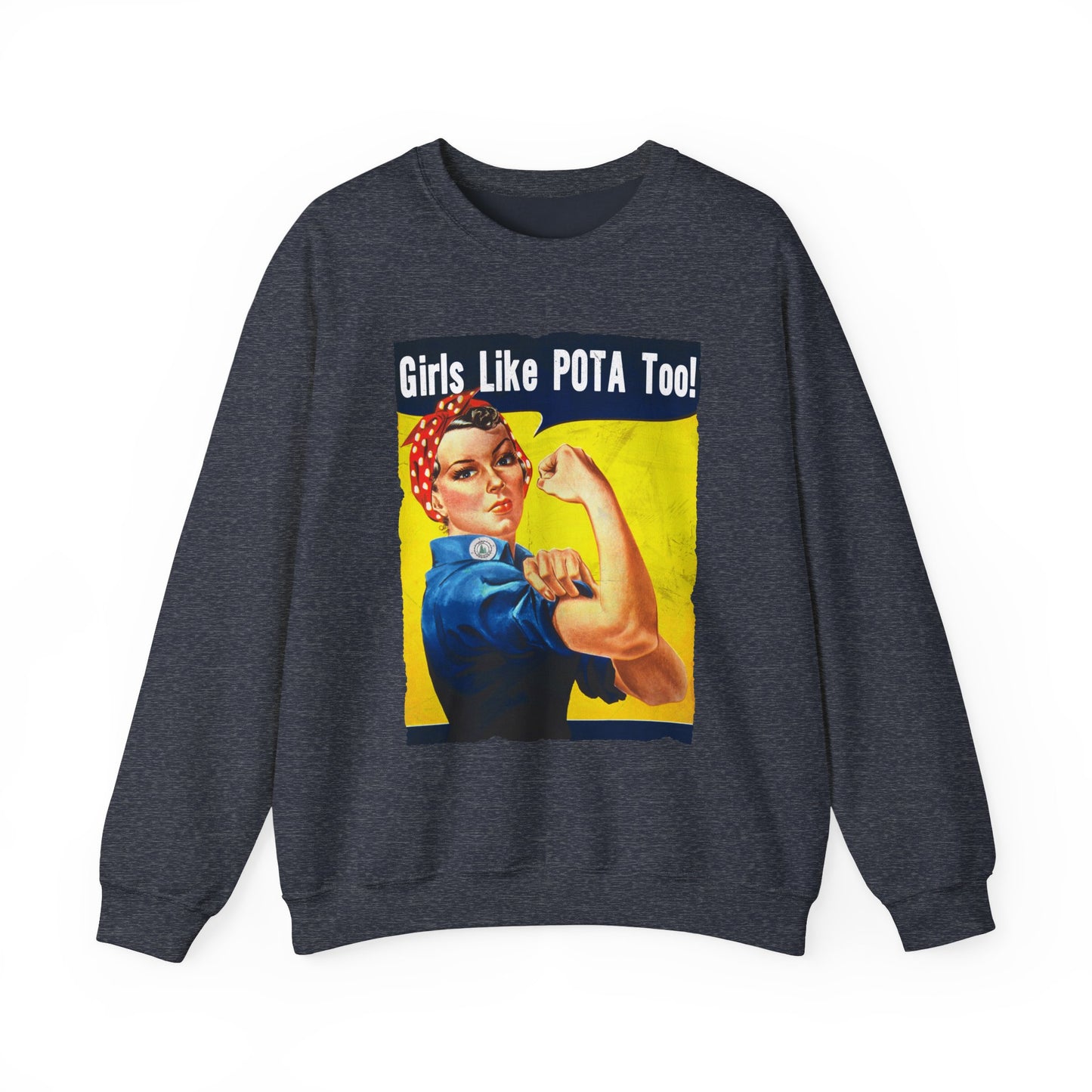 Sweater, Rosie the Riveter, Girls Like POTA Too