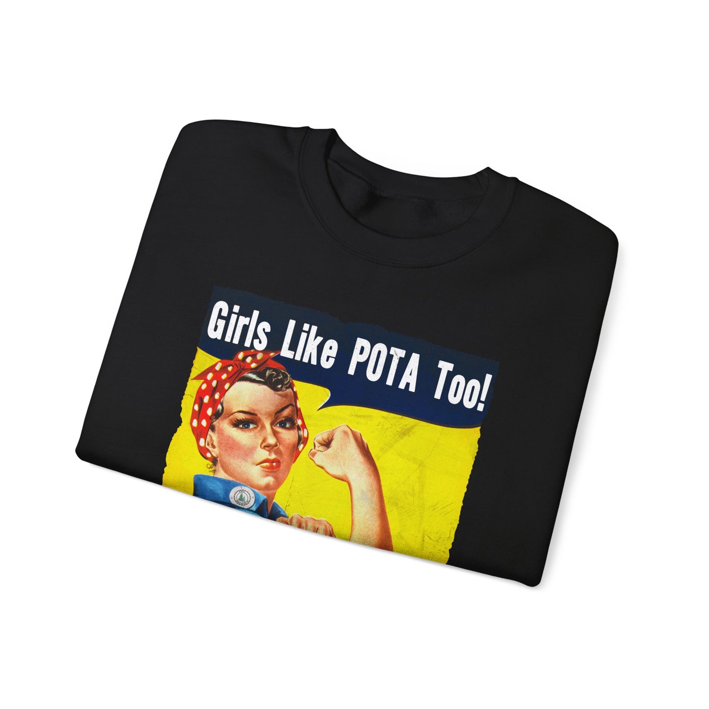 Sweater, Rosie the Riveter, Girls Like POTA Too