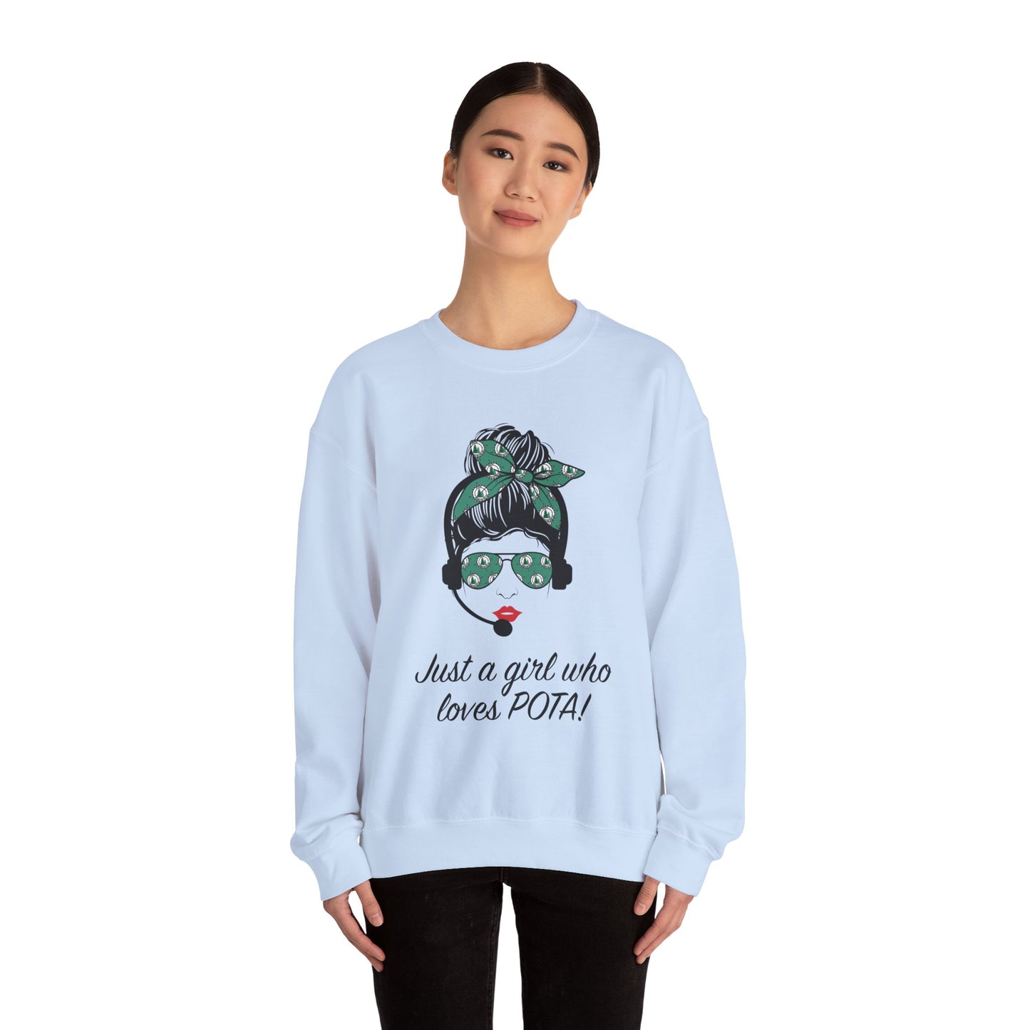 Sweatshirt, Just a Girl Who Loves POTA