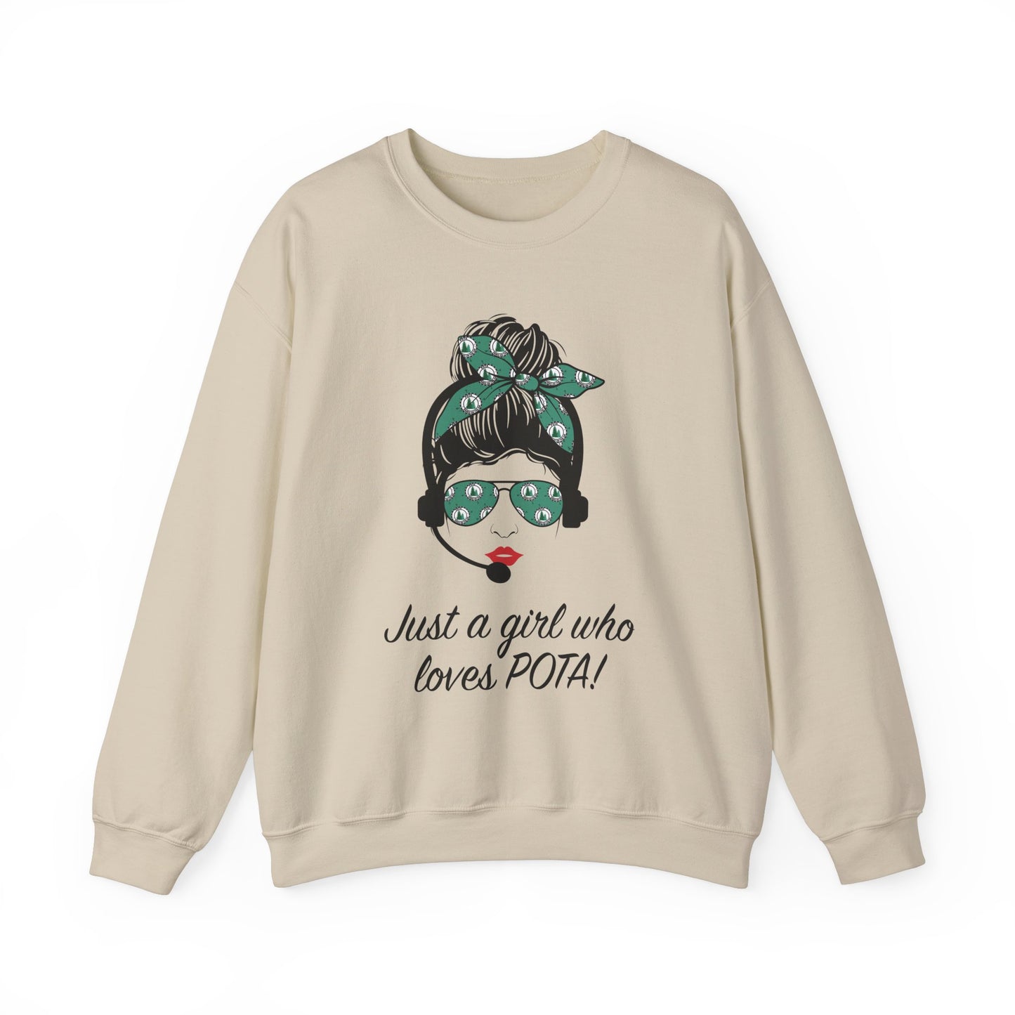 Sweatshirt, Just a Girl Who Loves POTA