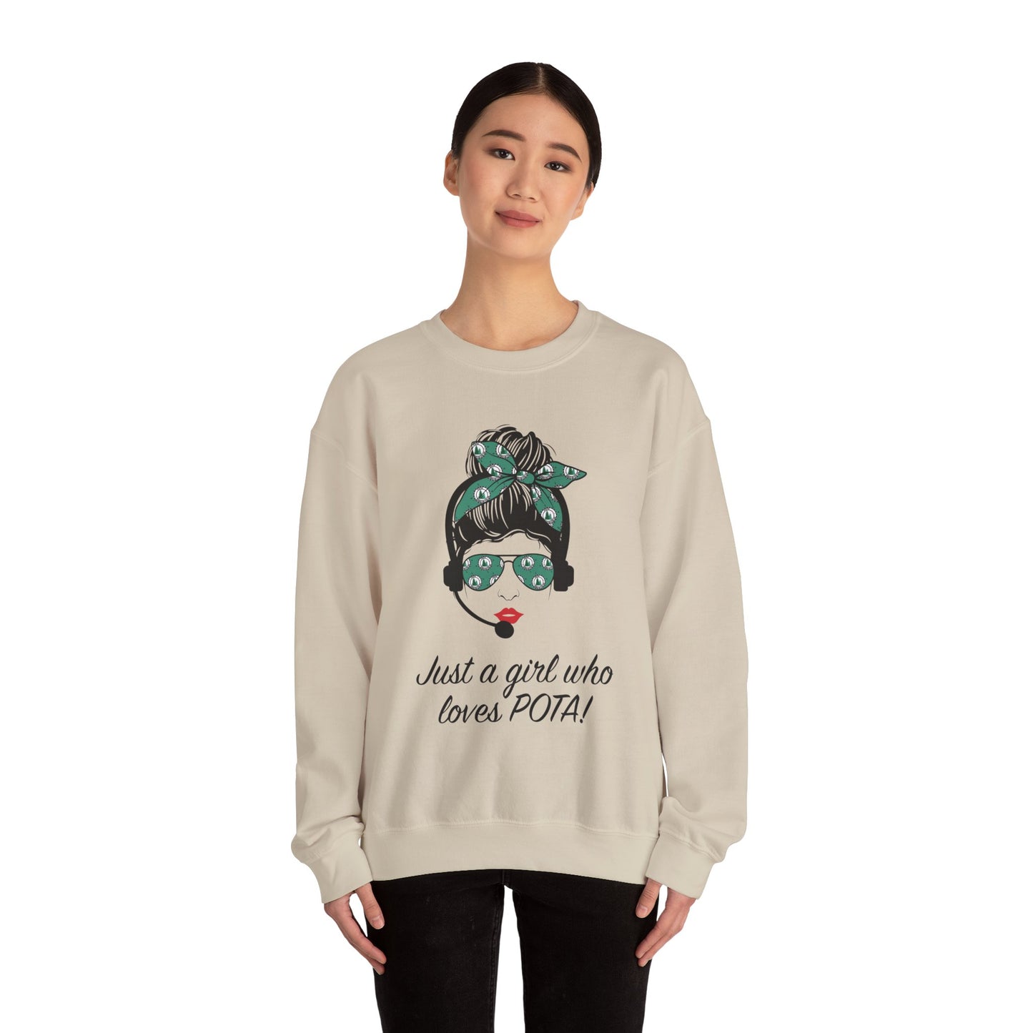 Sweatshirt, Just a Girl Who Loves POTA