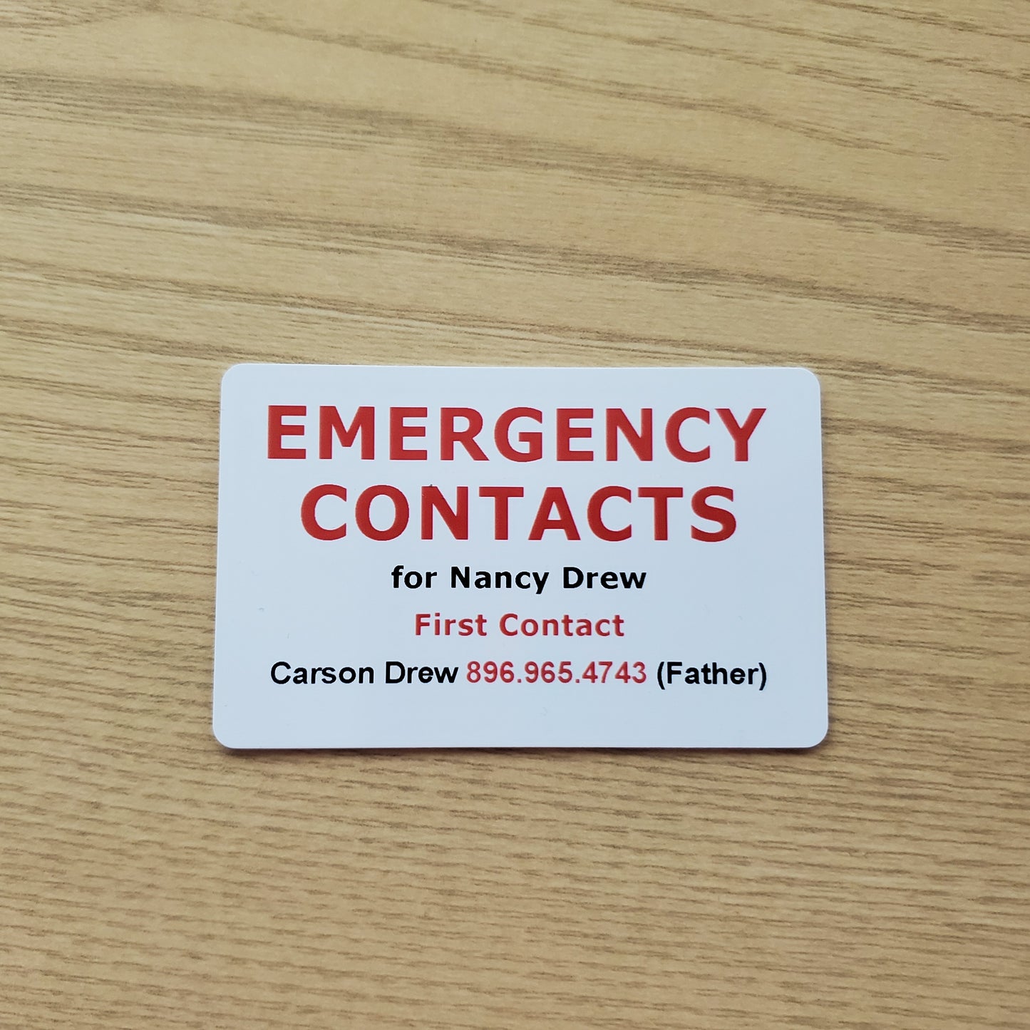 Custom ID Card