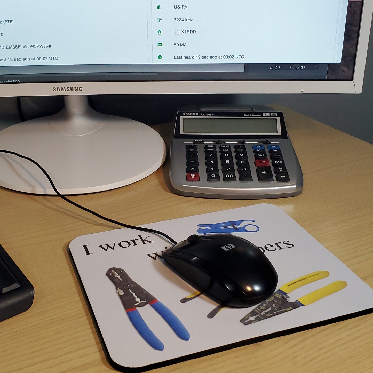 I Work With Strippers Mouse Pad