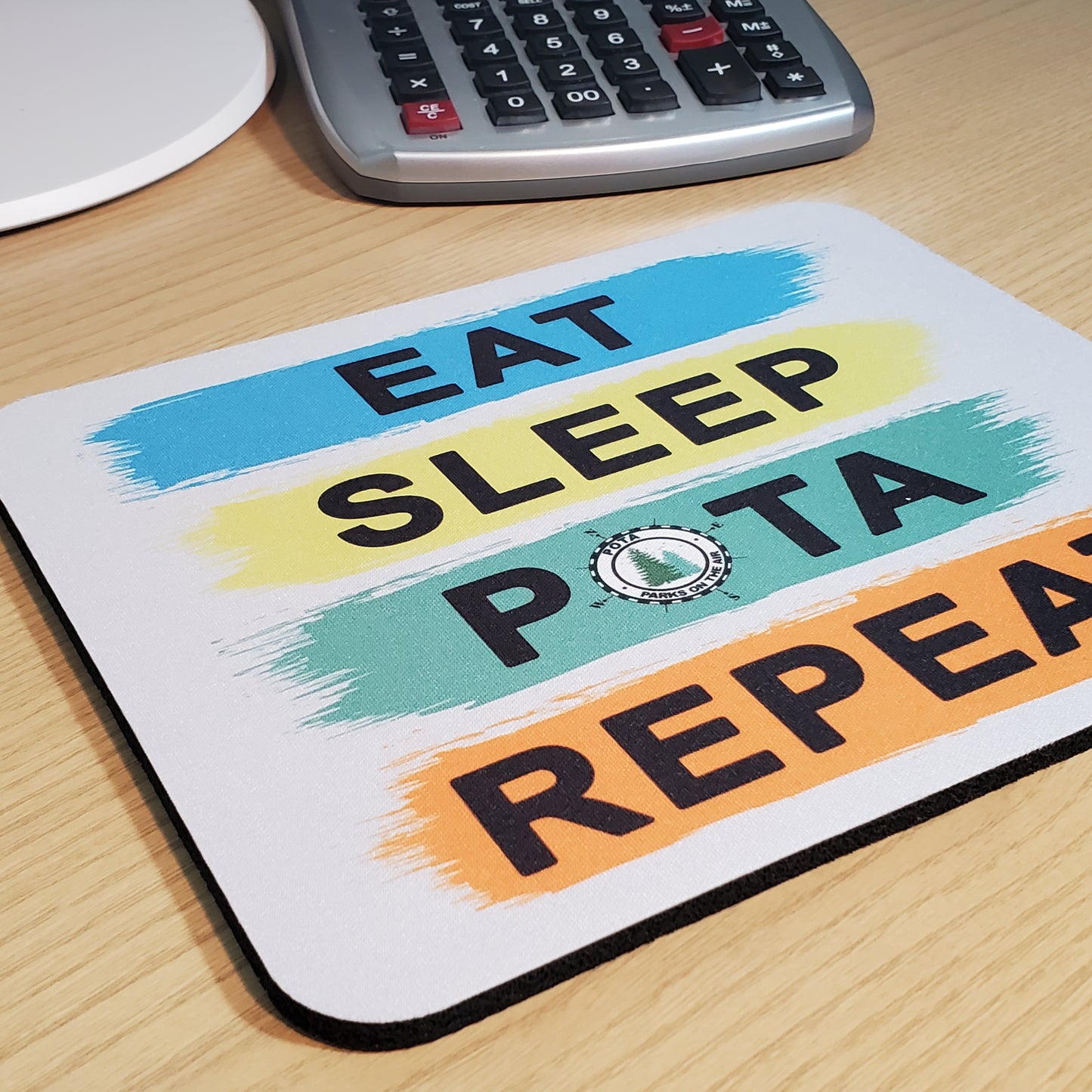 Eat Sleep POTA Repeat Mouse Pad