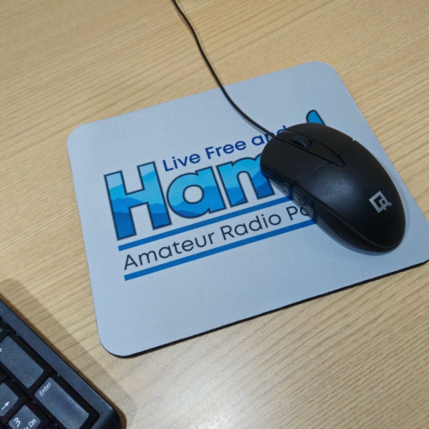 Live Free and Ham Mouse Pad