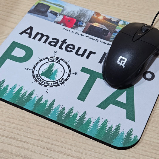 POTA Mouse Pad with Pictures from K3KLB