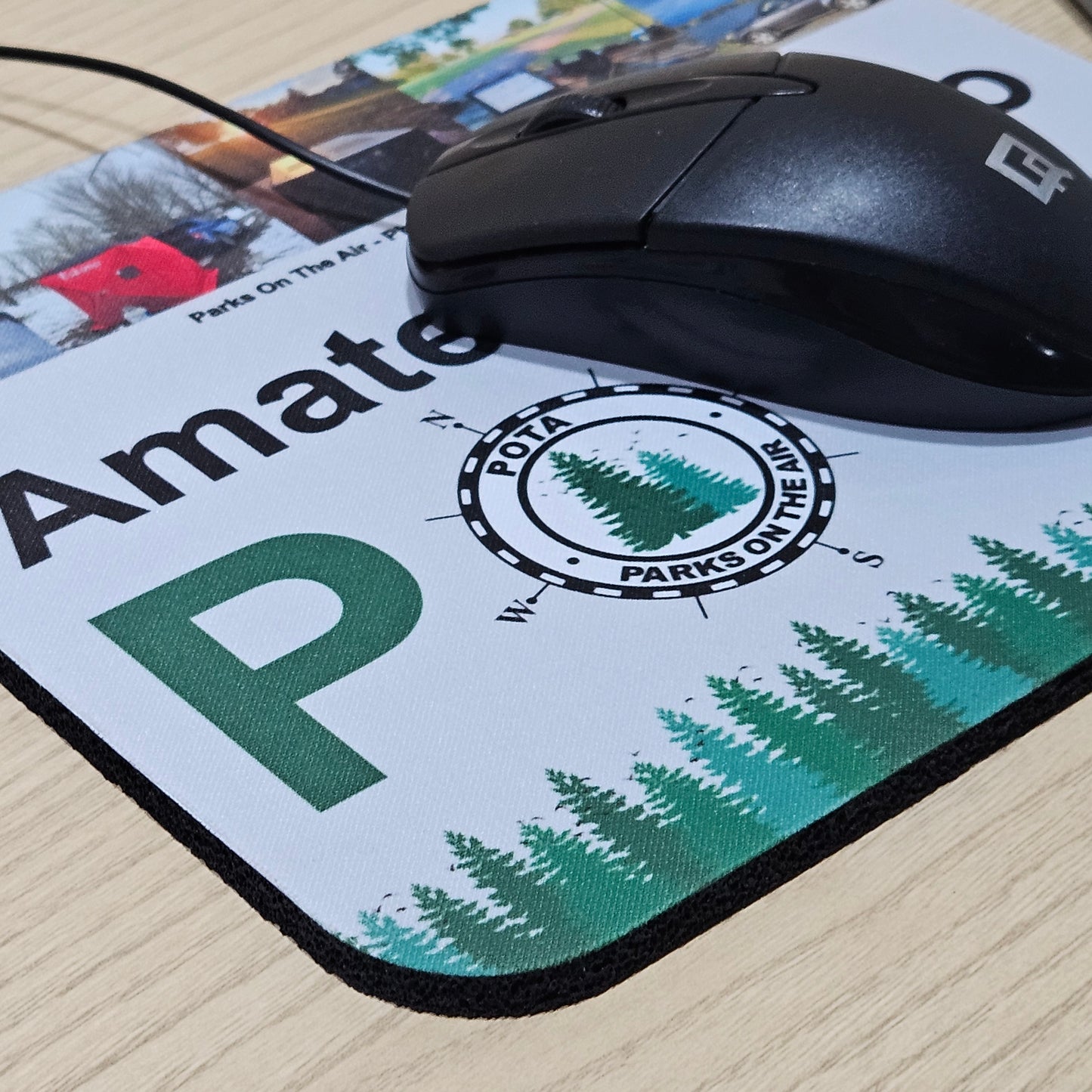 POTA Mouse Pad with Pictures from K3KLB