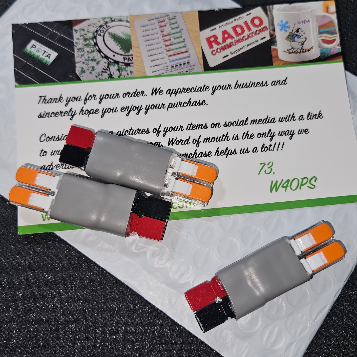 Anderson Powerpole Adapter Powerpole to Waco Connector For Bare Wires