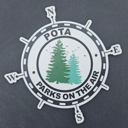 Large 6 in POTA Sticker