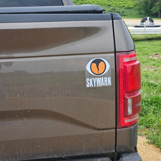 4.5 X 3 Clear Skywarn Sticker