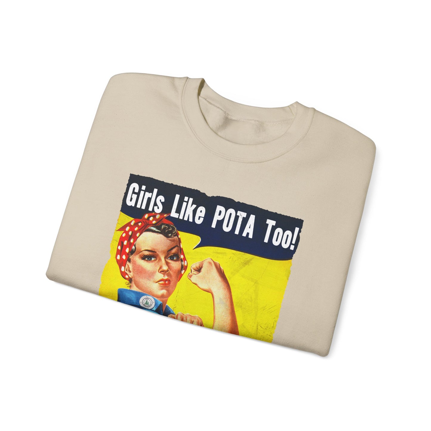 Sweater, Rosie the Riveter, Girls Like POTA Too