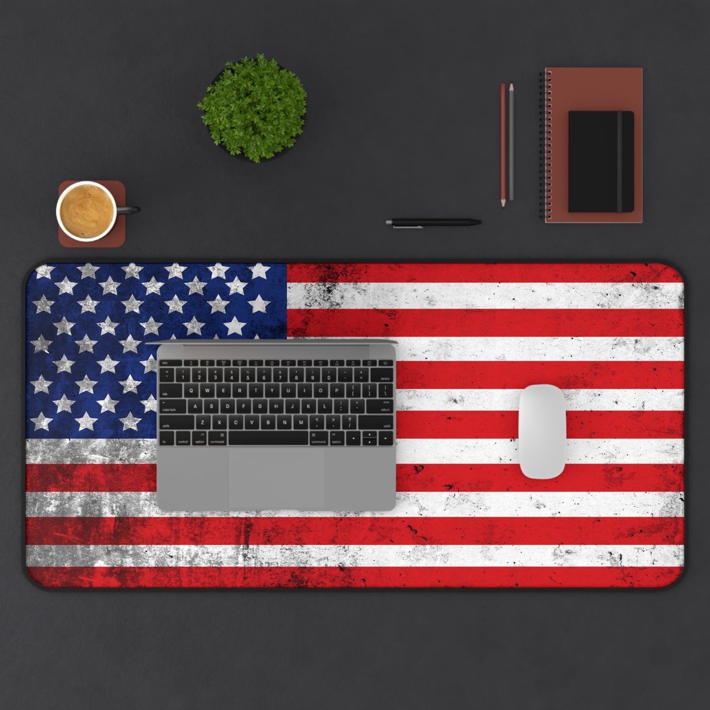 United States Flag Desk Gaming, Home Office, Reloading, Range Mat or Ham Shack