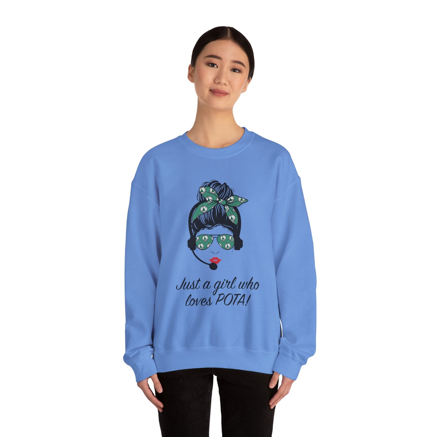 Sweatshirt, Just a Girl Who Loves POTA