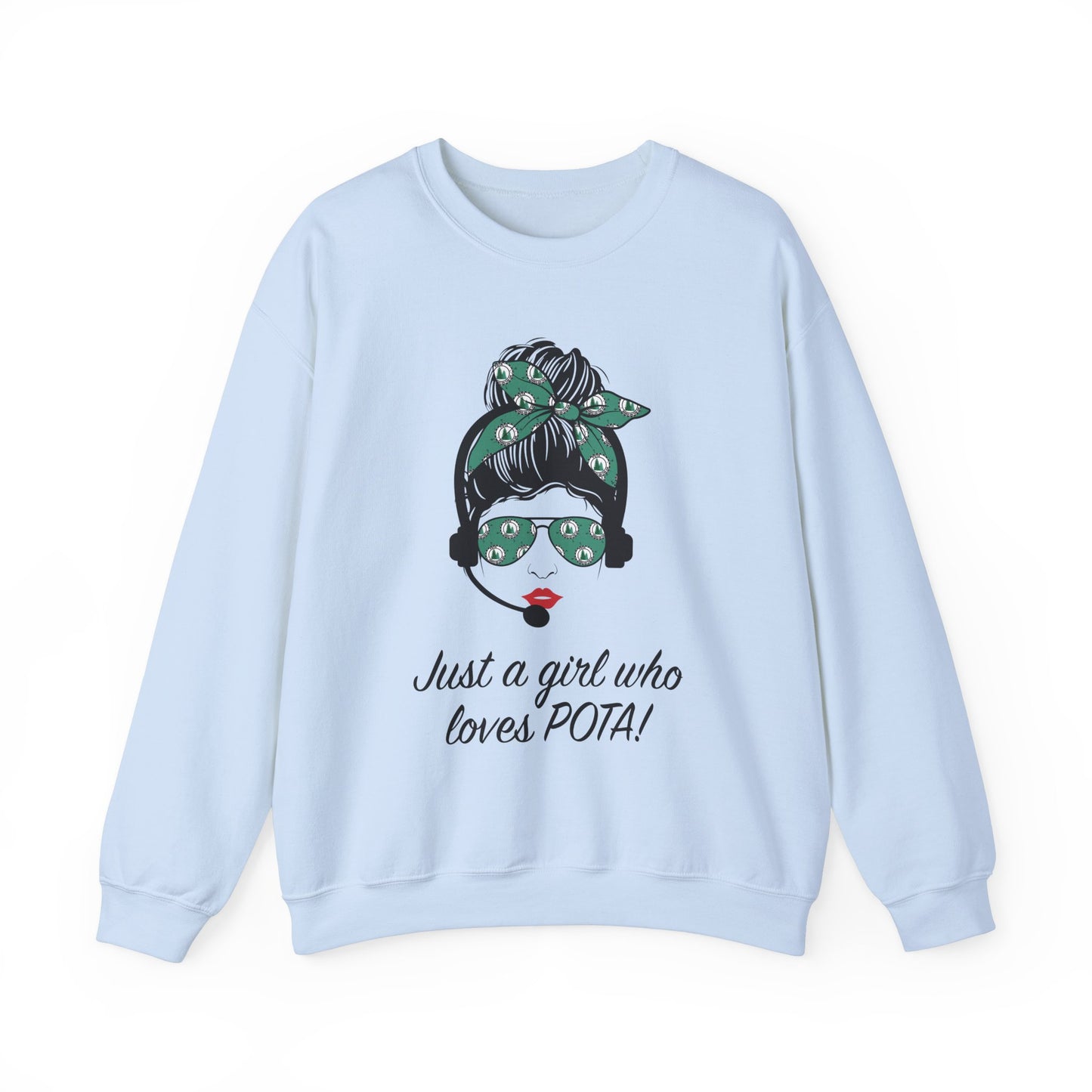 Sweatshirt, Just a Girl Who Loves POTA