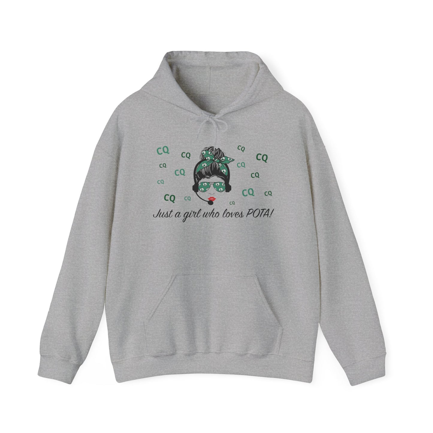 Hoodie, Just a Girl Who Loves POTA