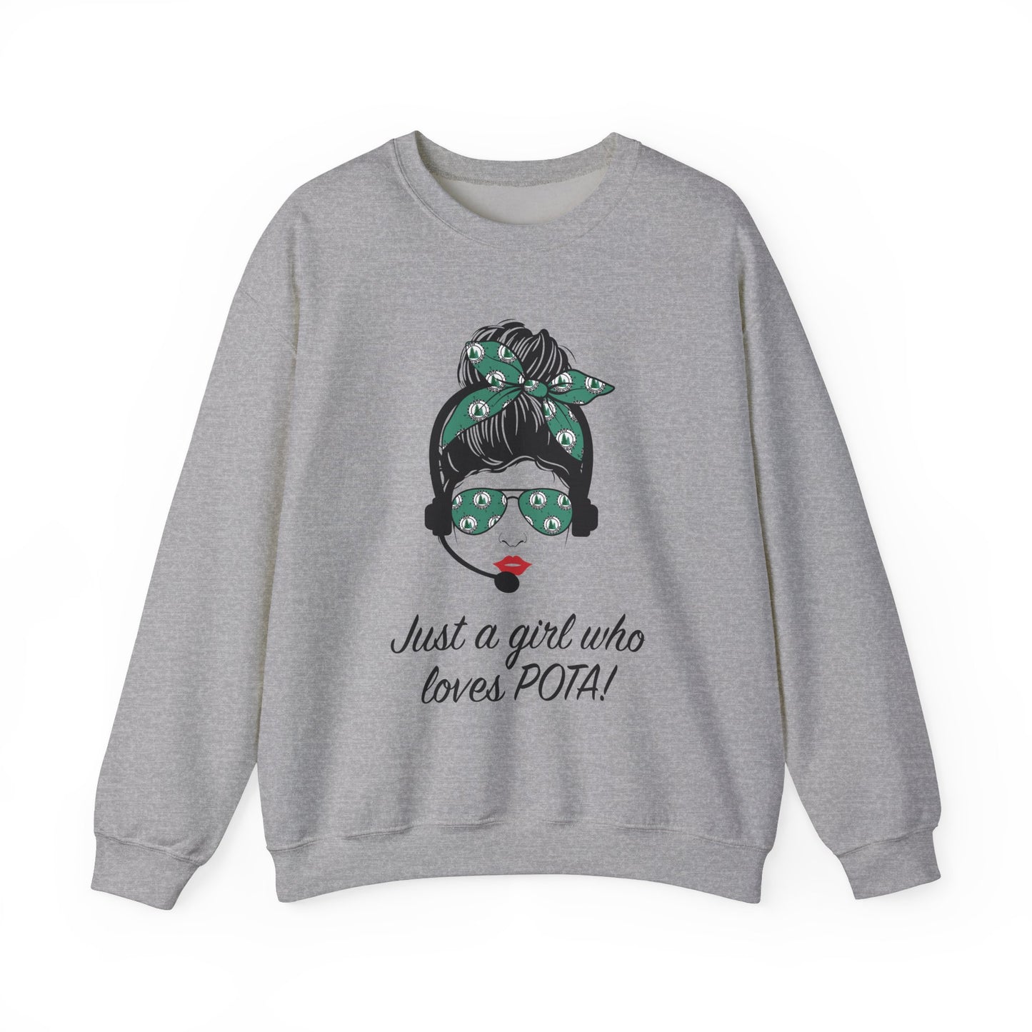 Sweatshirt, Just a Girl Who Loves POTA