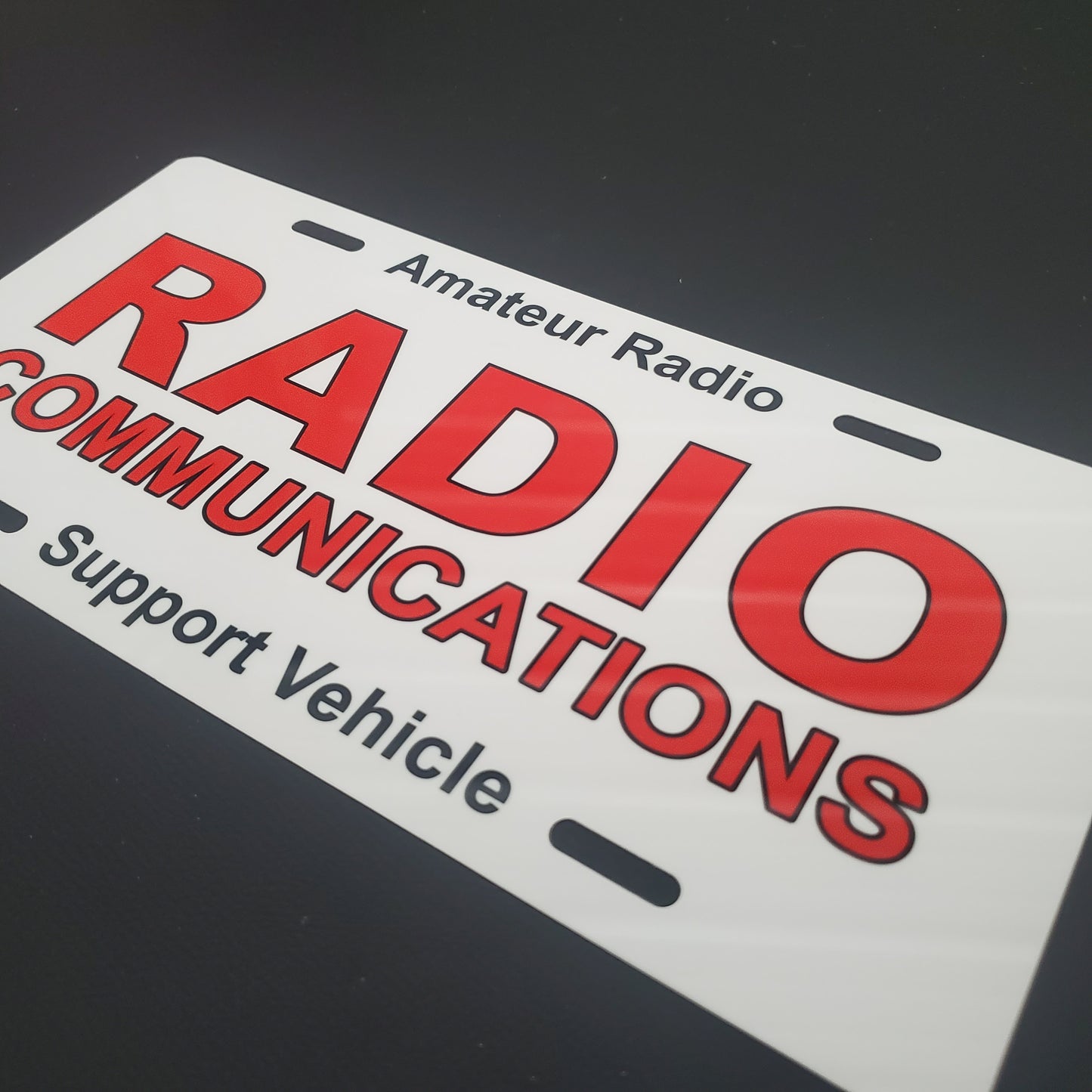 Radio Communications License Plate