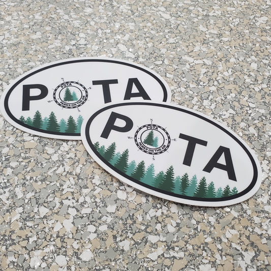 3" x 5" Logo Oval Sticker
