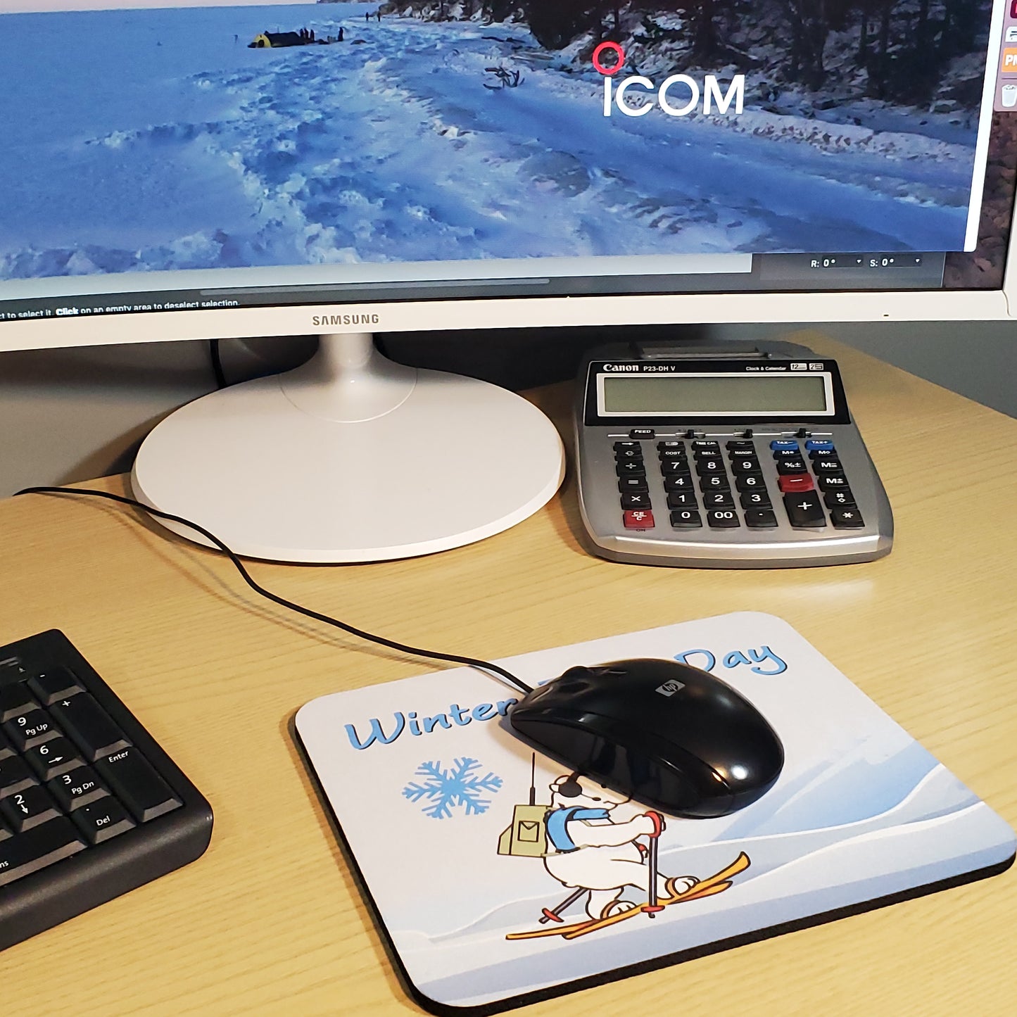 Winter Field Day Mouse Pad