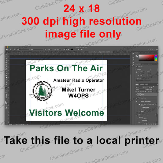 POTA Yard Sign Image File