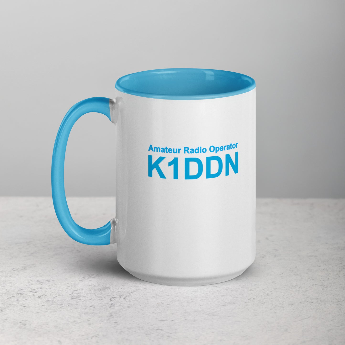 15oz Winter Field Day Mug (Customized) with blue accent