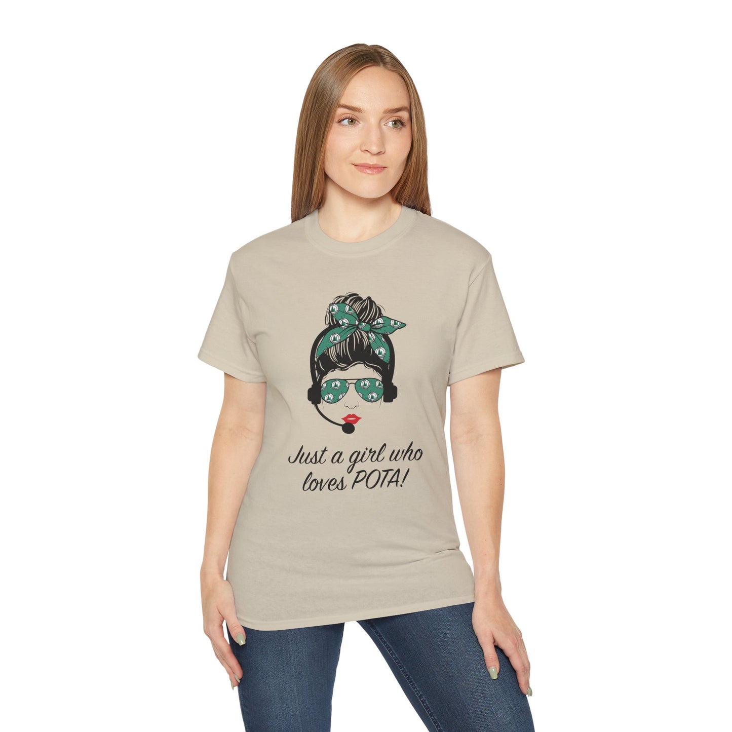 Just a Girl Who Loves POTA Vintage Graphic Tee