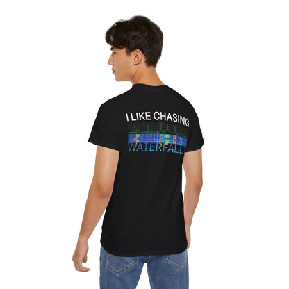 I Like Chasing Water Falls Amateur Radio Shirt for Ham Radio Operators SDR Radio Like Icom 7300