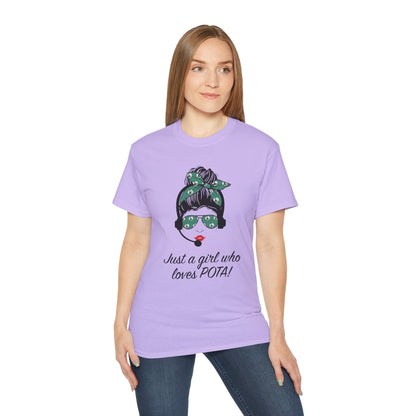 Just a Girl Who Loves POTA Vintage Graphic Tee