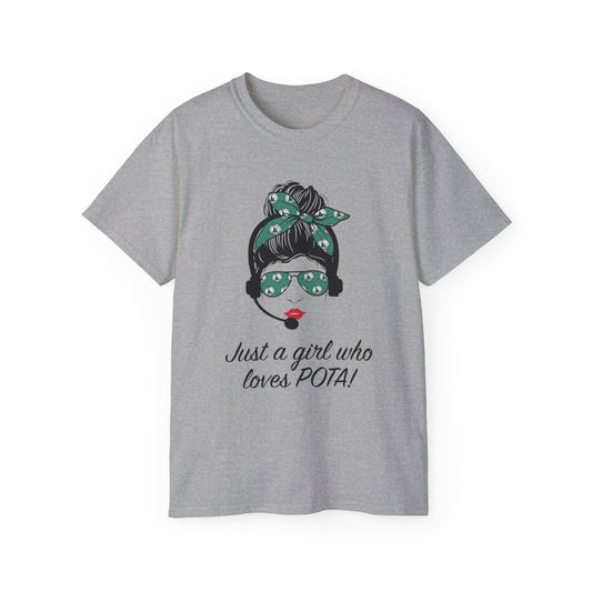 Just a Girl Who Loves POTA Vintage Graphic Tee