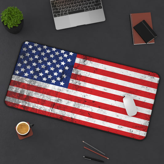 United States Flag Desk Gaming, Home Office, Reloading, Range Mat or Ham Shack