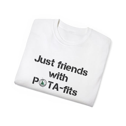 Friends with POTA-Fits Amateur Radio Shirt Ham Radio Shirt Parks On The Air Shirt