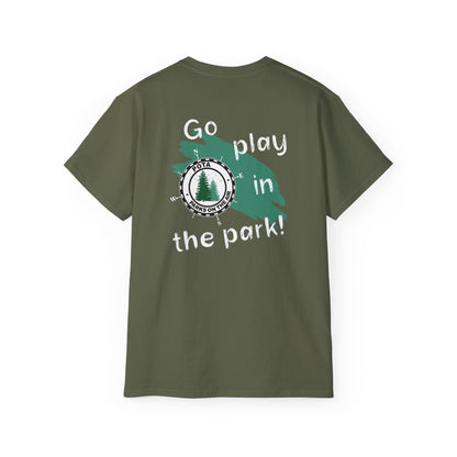 Go Play in The Park Ham Radio Unisex T-Shirt for Amateur Radio Parks On The Air