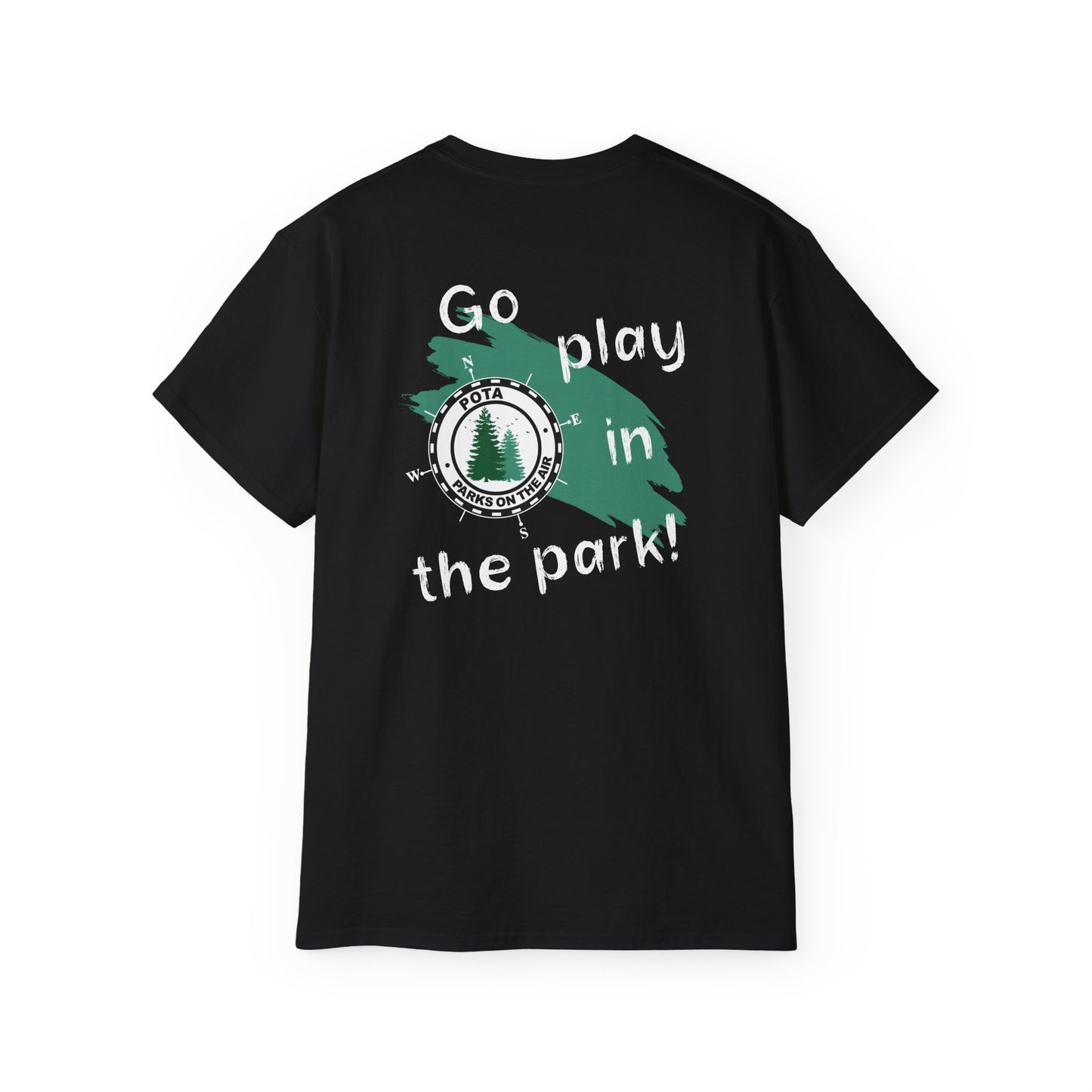 Go Play in The Park Ham Radio Unisex T-Shirt for Amateur Radio Parks On The Air