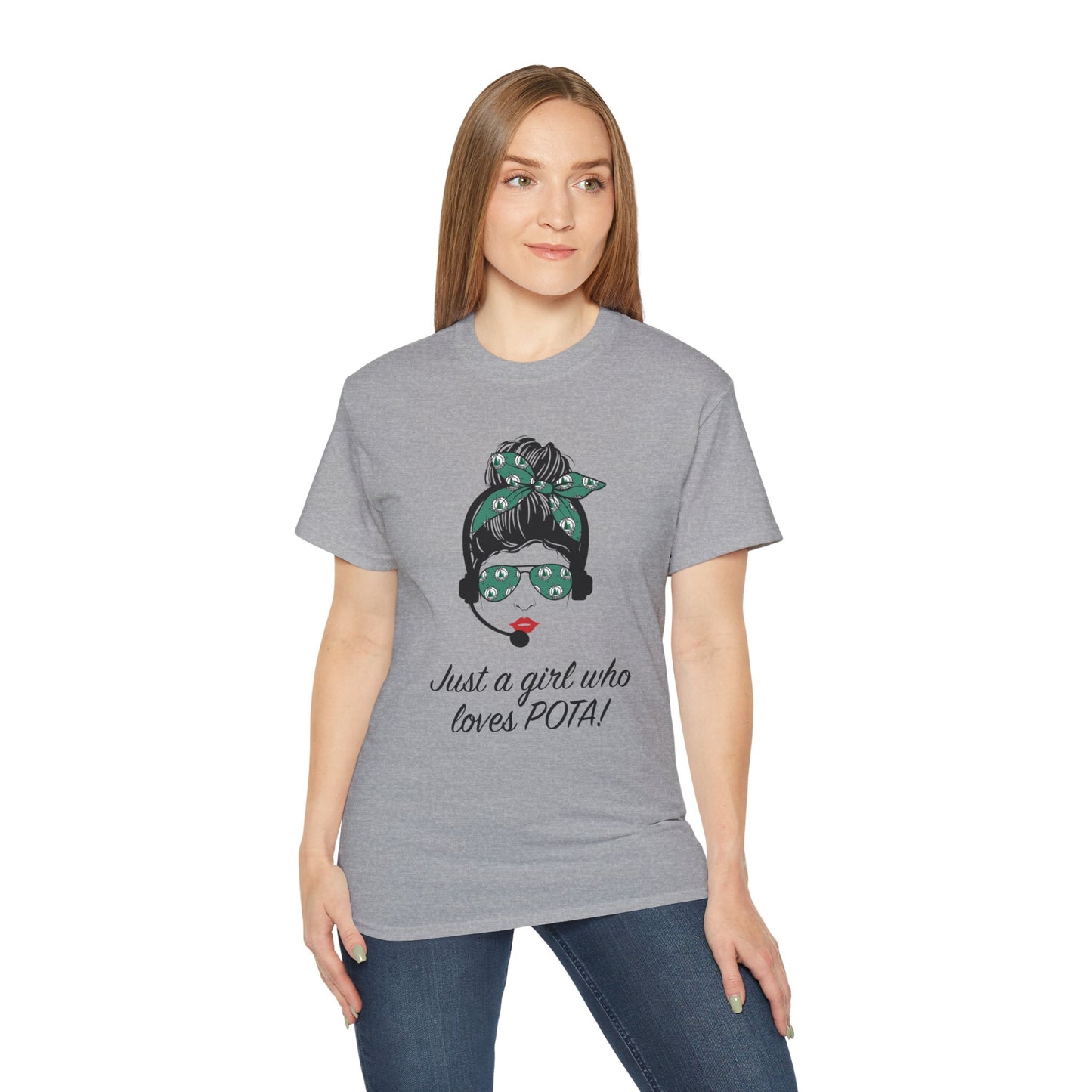 Just a Girl Who Loves POTA Vintage Graphic Tee