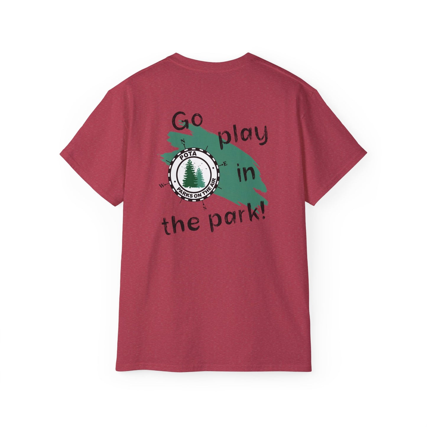 Go Play in The Park Ham Radio Unisex T-Shirt for Amateur Radio Parks On The Air