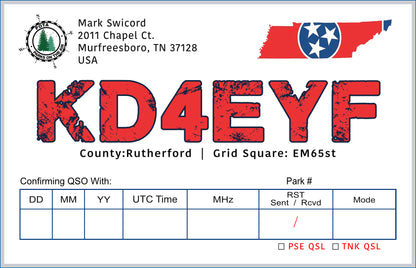 rare qsl cards Simple and standard QSL Cards – HamStuffOnline
