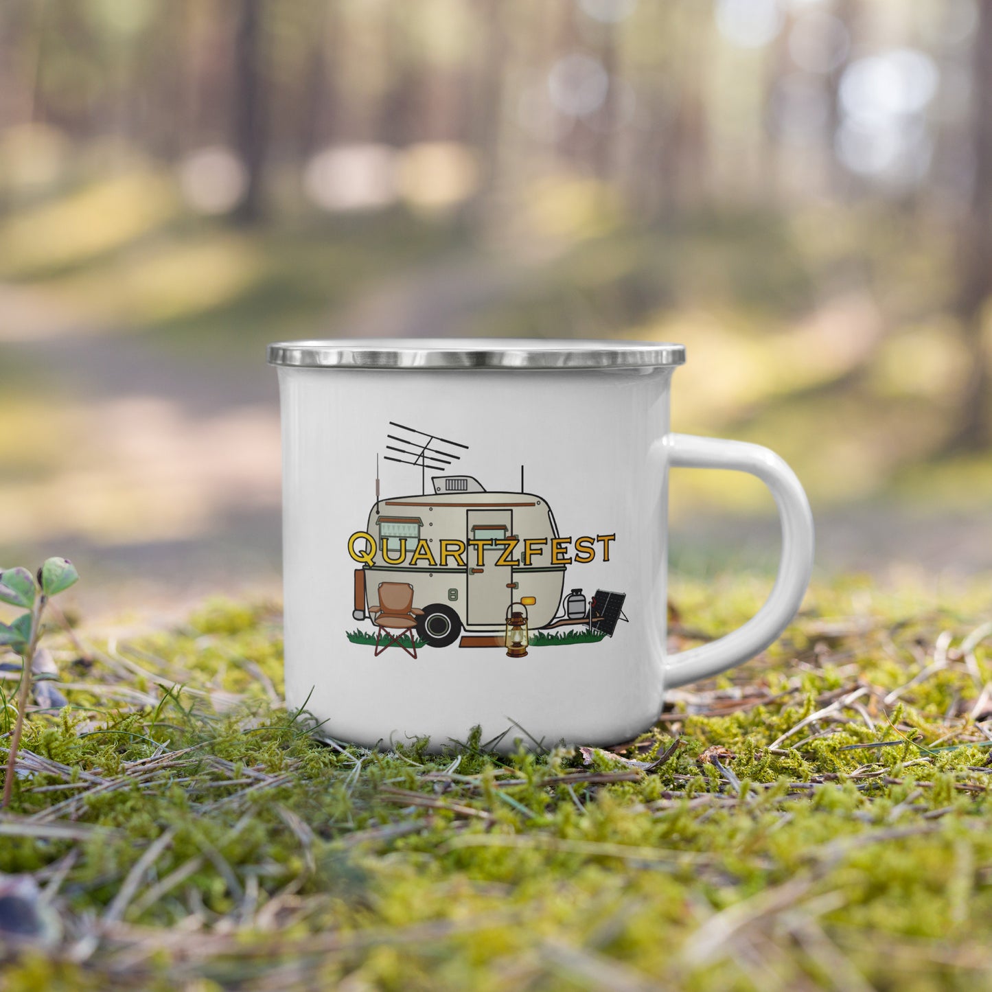 Quartzfest Enamel Mug