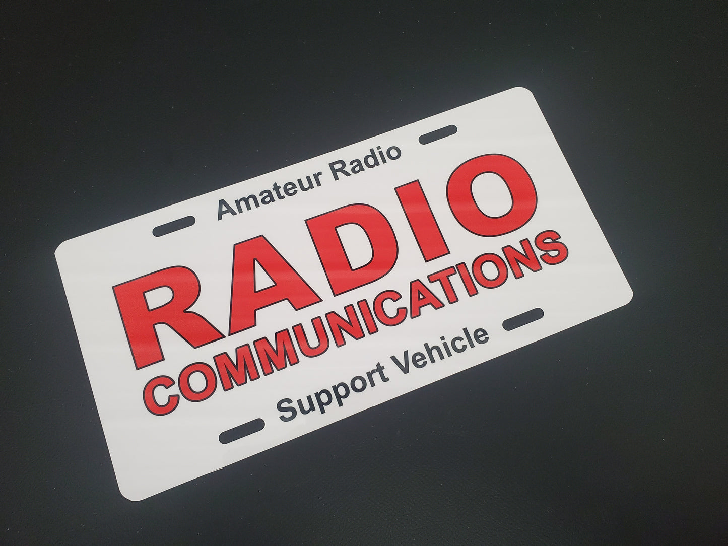 Radio Communications License Plate