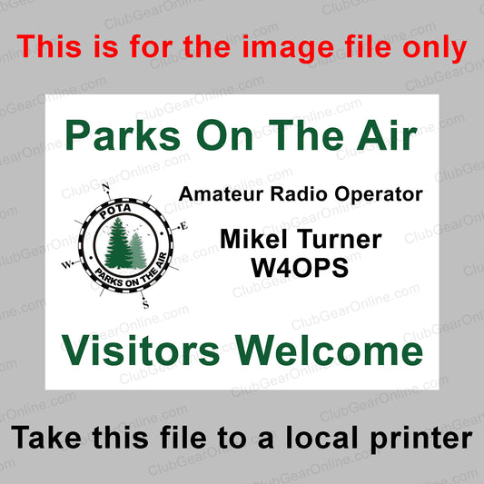 POTA Yard Sign Image File