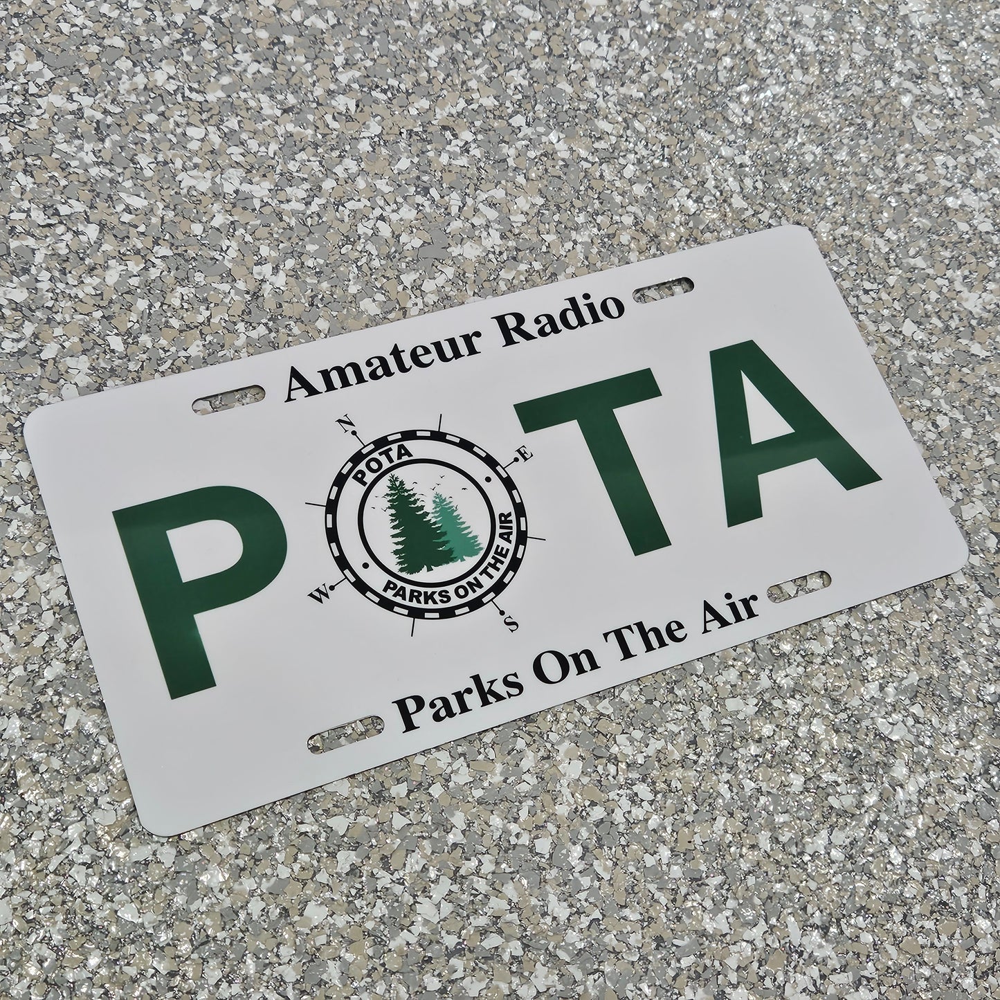 POTA Plate - Amateur Radio