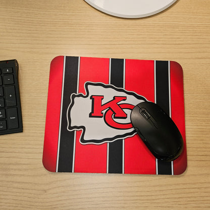 Chiefs Mouse Pad - Black Stripes