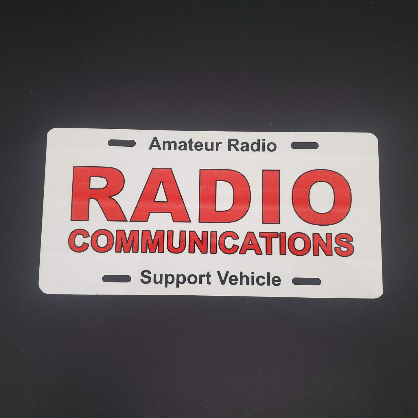 Radio Communications License Plate