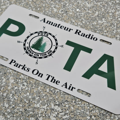 POTA Plate - Amateur Radio