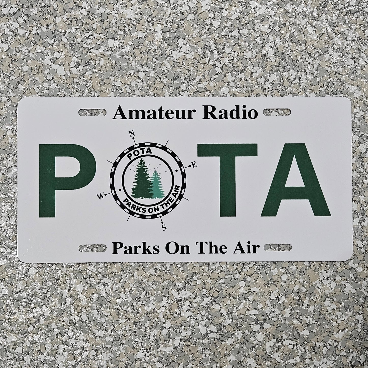 POTA Plate - Amateur Radio