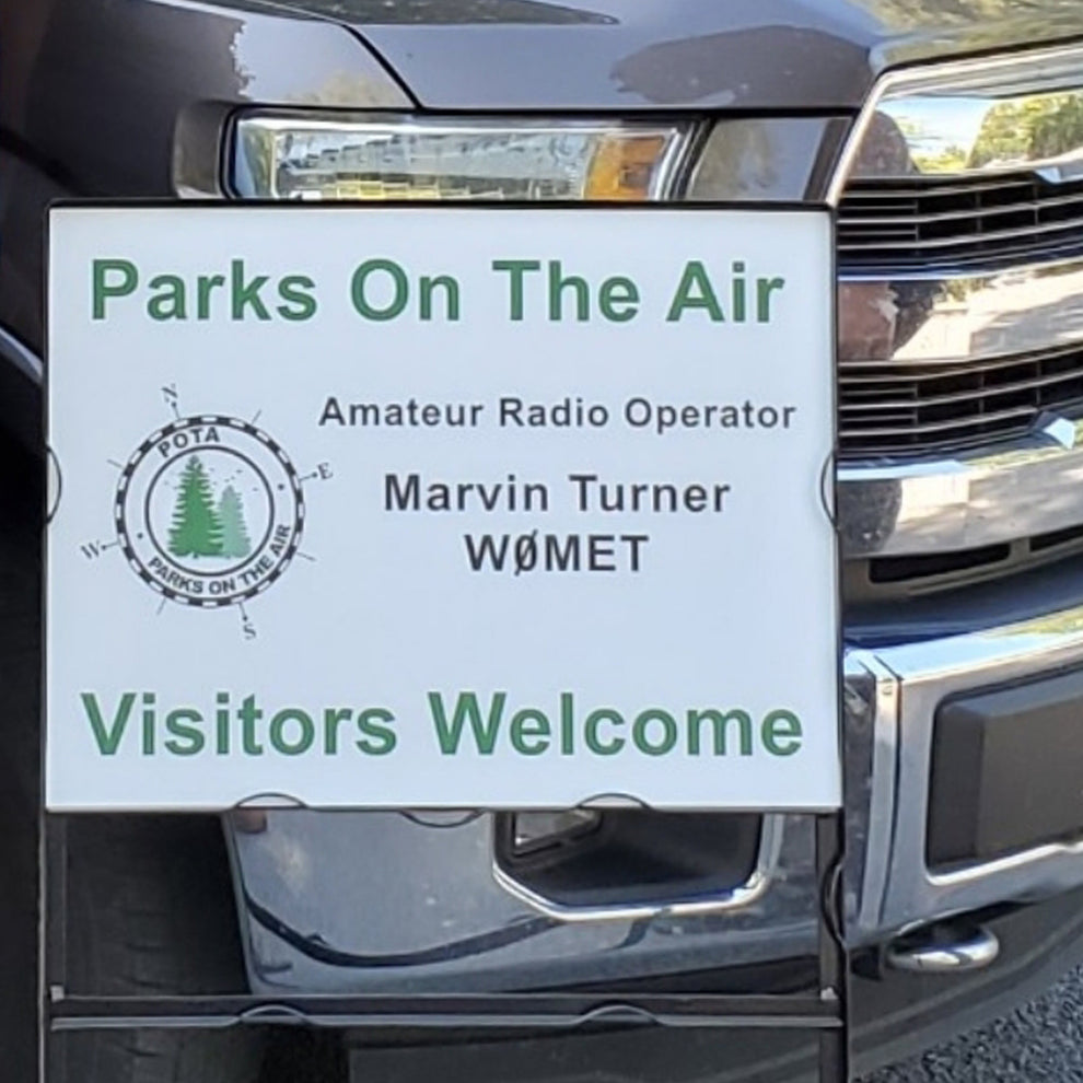 Custom POTA Activator Yard Sign – HamStuffOnline